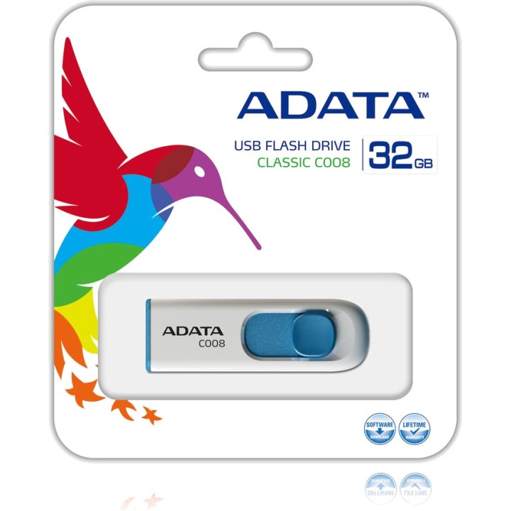 ADATA Retractable USB 2.0 flash drive C008 32GB