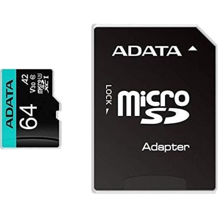 ADATA Tarjeta de memoria microSDXC con adaptador SD