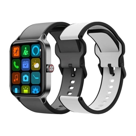 smartwatch mit 1,78-zoll-amoled-display und zusätzlichem armband smartee-duo-pro 9653