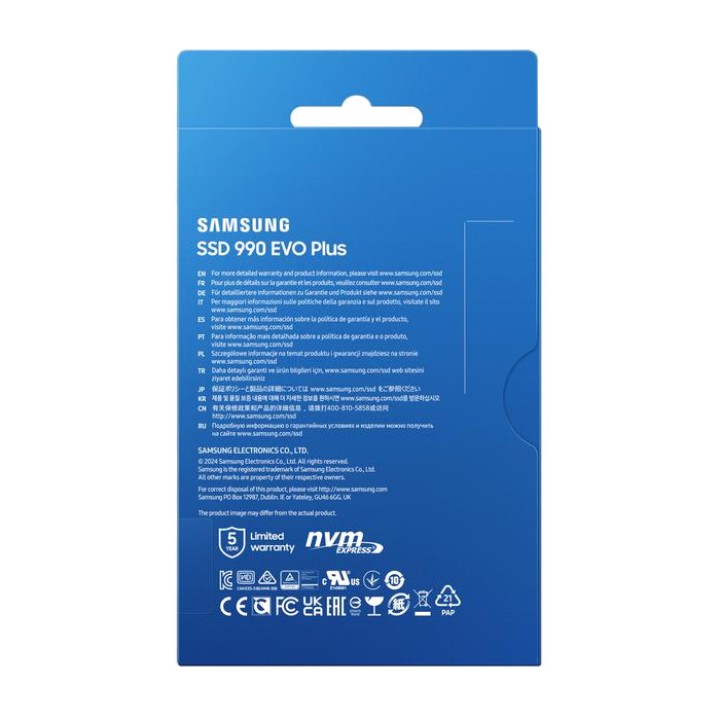 SAMSUNG SSD M.2 NVMe 990 EVO PLUS 1TB MZ-V9S1T0BW