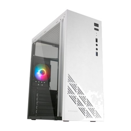 ultrakönnyű acél félnyitott számítógépház mc100 atx-frgb 90mm