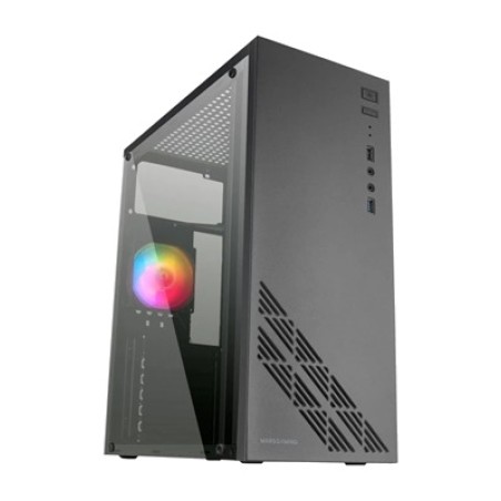 carcasă pc semi-tower din oțel ultraușoară mc100 atx-frgb 90mm