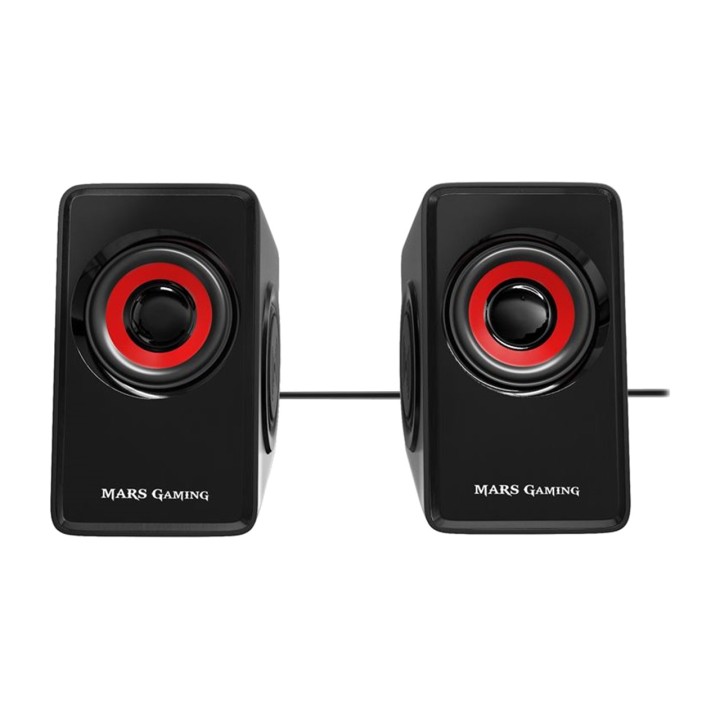MARS GAMING Enceintes 2.0 pour ordinateur MS1 2X5W