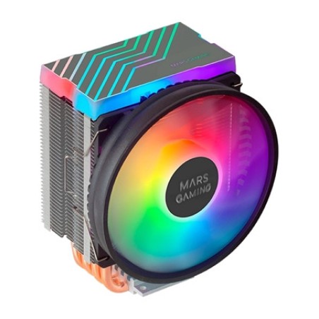 cpu-luftkühler mit 4 heatpipes und argb-beleuchtung mcpu44 110mm