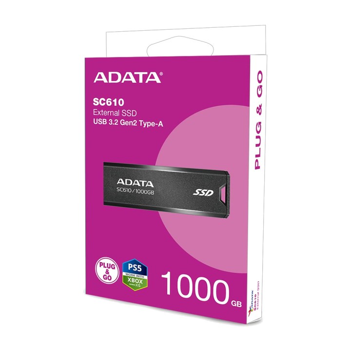 ADATA Premičen zunanji SSD SC610 1TB-USB-A 3.2 GEN 2