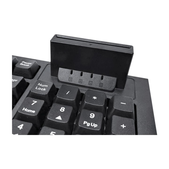 UNYKACH Spanische USB-Tastatur mit elektronischem