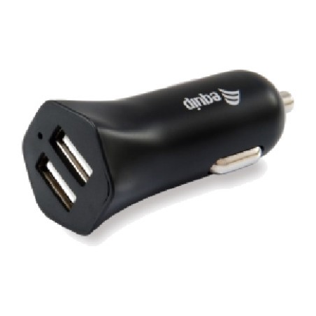 car charger with 2 usb ports life 245510 12-24v 2.4a 12w