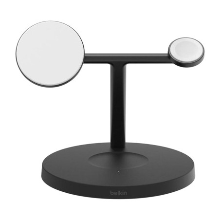 3-in-1-ladestation mit kabelloser ladefunktion und magnet für iphone, apple watch und airpods boostcharge-pro wiz032kq qi2
