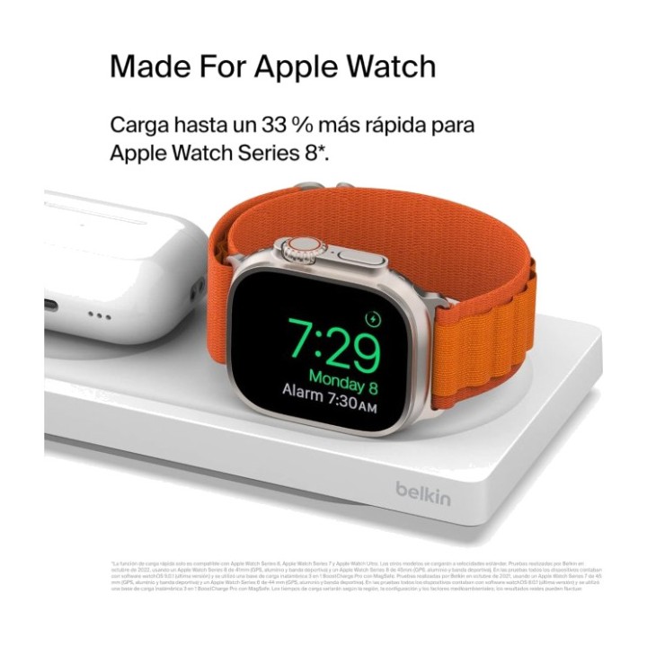BELKIN Base de càrrega sense fils 3 en 1 per a iPhone,