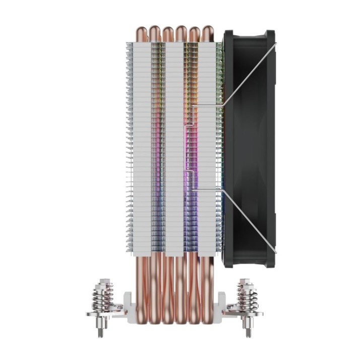 UNYKACH Disipador de torre para CPU con ventilador ARGB