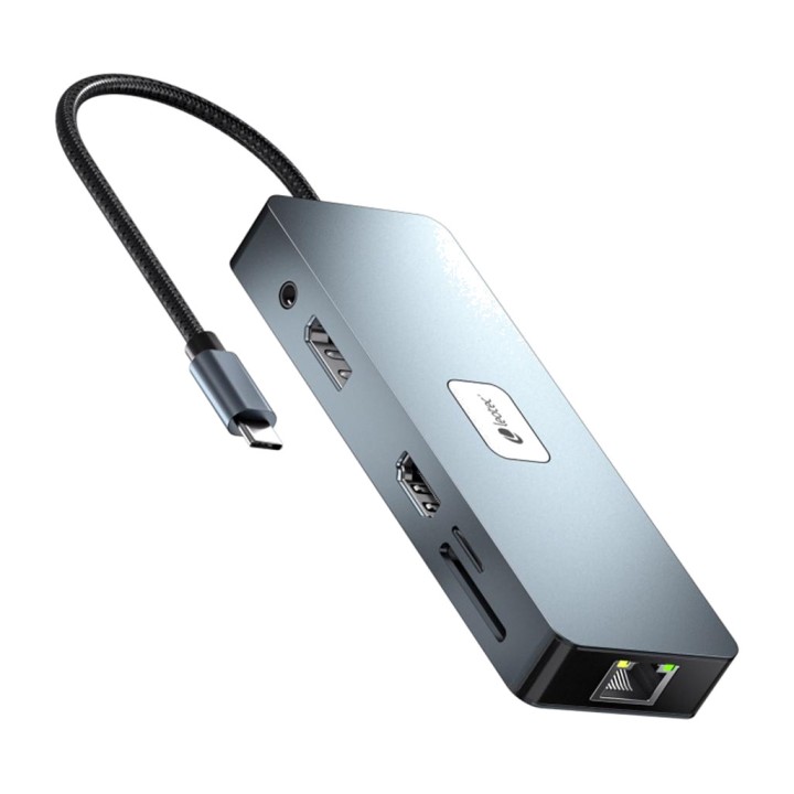 LEOTEC Docking station USB-C 11 en 1 con HDMI, DisplayPort,