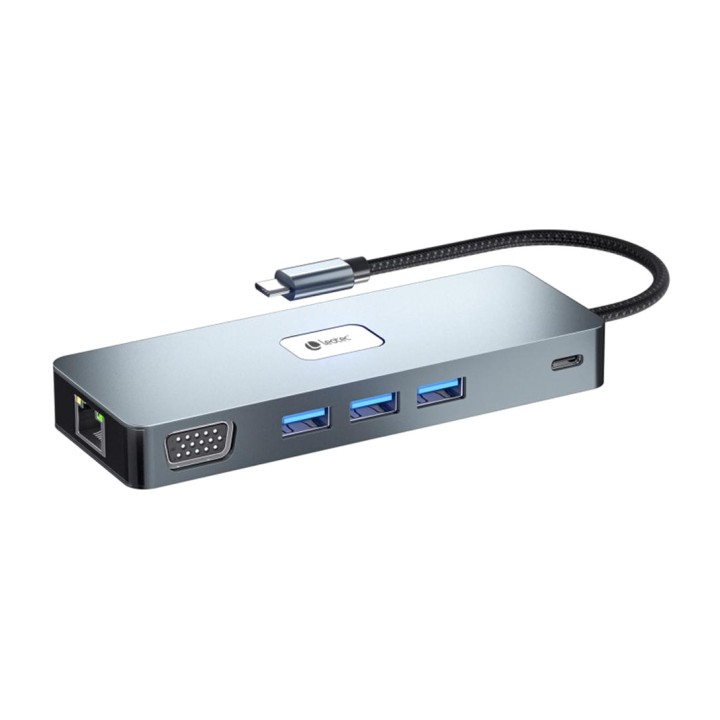 LEOTEC Docking station USB-C 11 en 1 con HDMI, DisplayPort,