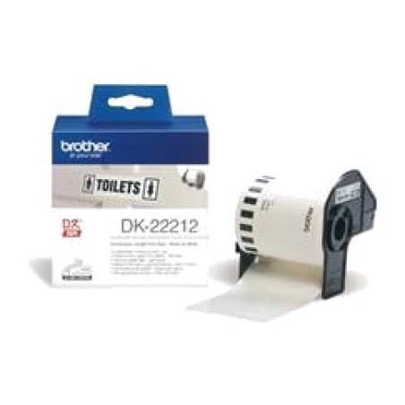 rotolo di nastro continuo per stampante di etichette dk-película 62mm x 15,24m