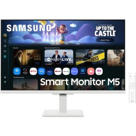 monitor inteligente smart tv con altavoces integrados m5 m50f 27" fhd 60hz s27fm501eu