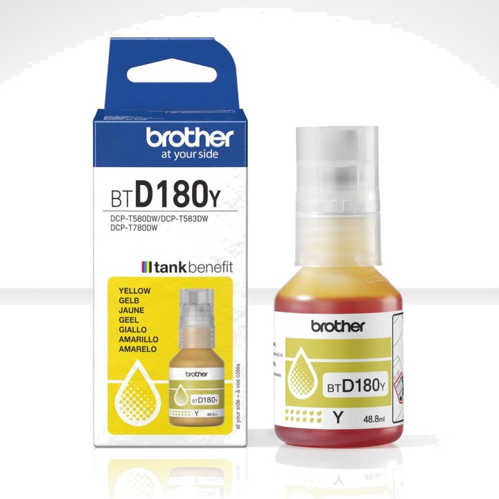 BROTHER Original blækflaske til tankprinter BTD180 48,8ML
