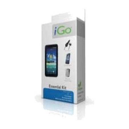 kit étui en silicone, protecteur d’écran et chargeur de voiture ipad 2 essential