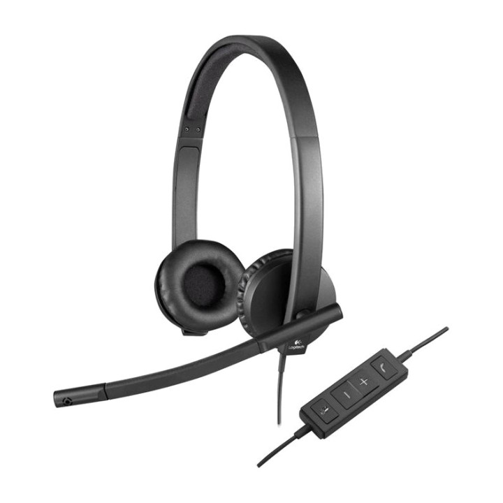 LOGITECH USB headset with microphone H570E 981-000575