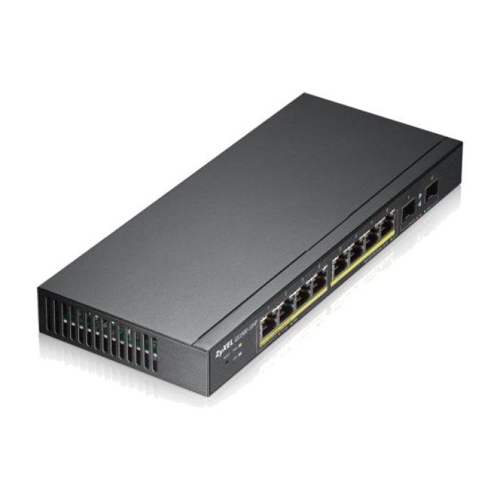 ZYXEL 8-Port-Gigabit-PoE-Managed-Switch GS1900-10HP L2