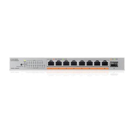 switch no gestionado de 8 puertos 2,5g poe xmg-108hp 1x-sfp+