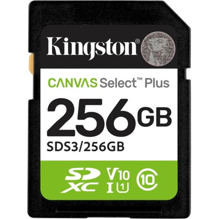 tarjeta de memoria sdxc canvas select plus gen3 256gb u1 v10 sds3/256gb