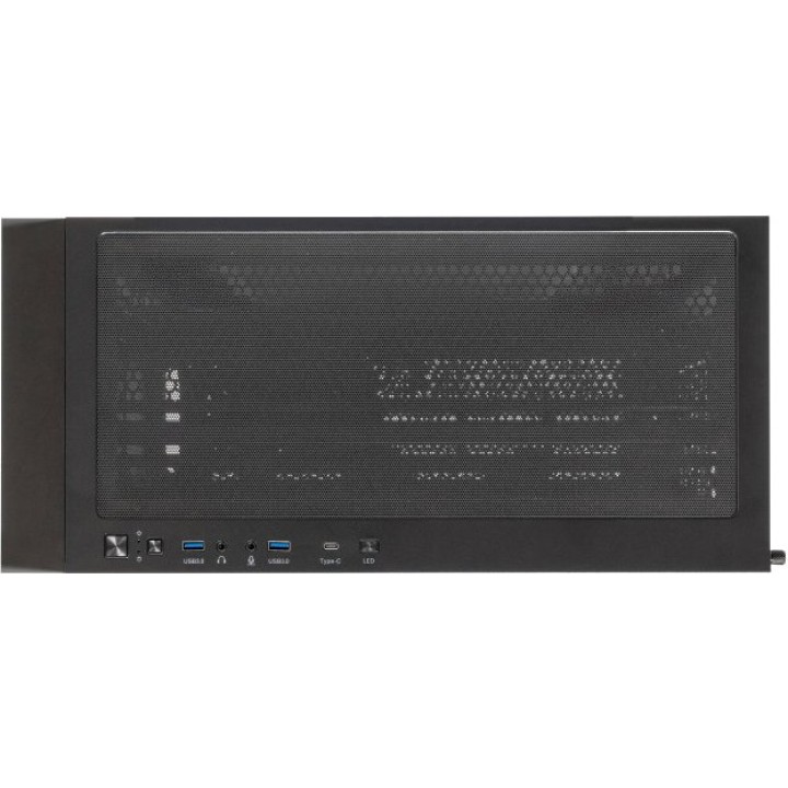 UNYKACH Case gaming per PC con frontale in mesh, vetro