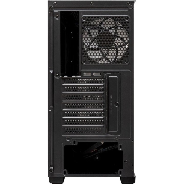 UNYKACH Gaming pc-kabinet med forside i net, hærdet glas og