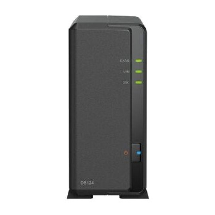 SYNOLOGY 1-bay NAS server DISKSTATION-DS124 1GB-RAM