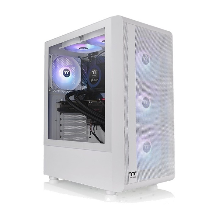 THERMALTAKE Boîtier PC moyen tour avec verre trempé S200