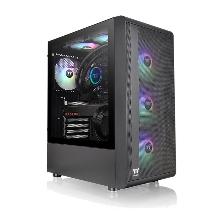 THERMALTAKE Boîtier PC moyen tour avec verre trempé S200