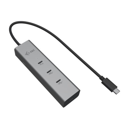 hub usb-c de 5 puertos metálico con vídeo 8k y carga c31hubmetal8kpdpro 85w