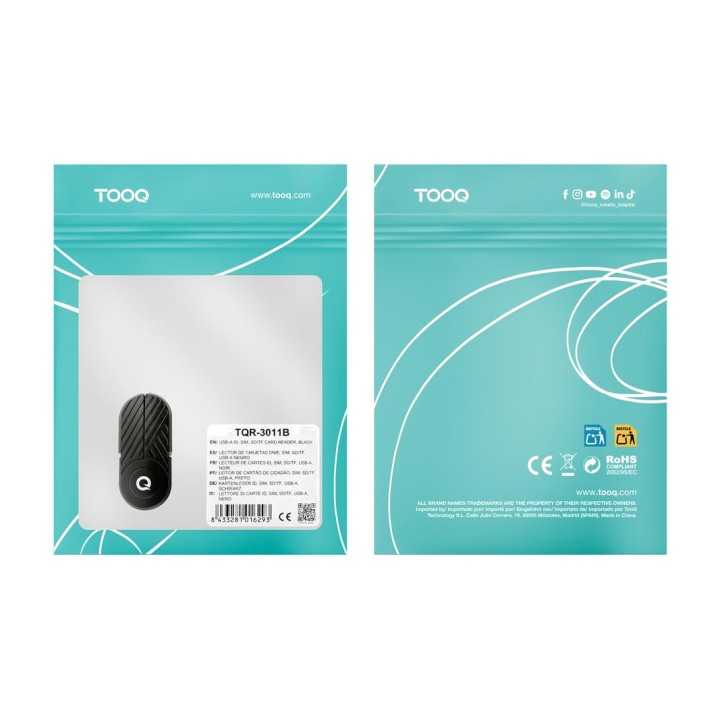 TOOQ USB-C-Lesegerät für elektronische Ausweise und