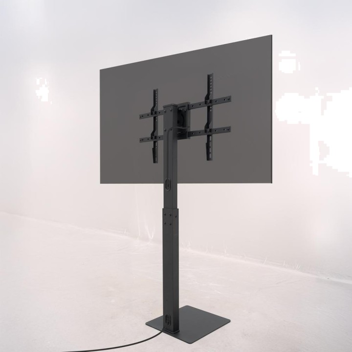 TOOQ Soporte de suelo giratorio para televisor horizontal o