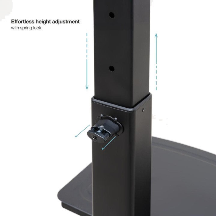 TOOQ Supporto da pavimento con rotazione di 90° per