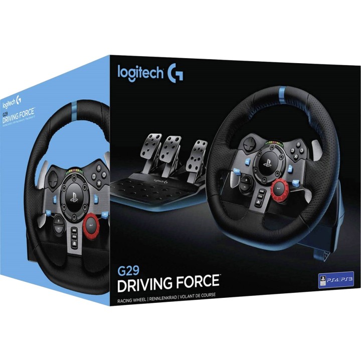 LOGITECH Volante da corsa con pedali per PC e console G29