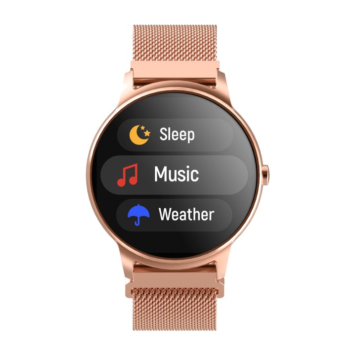 FOREVER Smartwatch with metal case and 1.4-inch screen