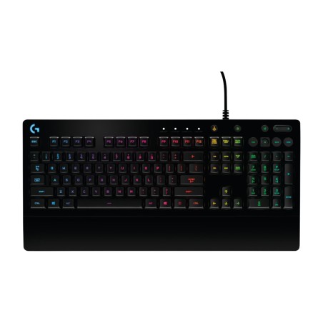 wired gaming keyboard with rgb lighting in spanish g213-prodigy qwerty-es