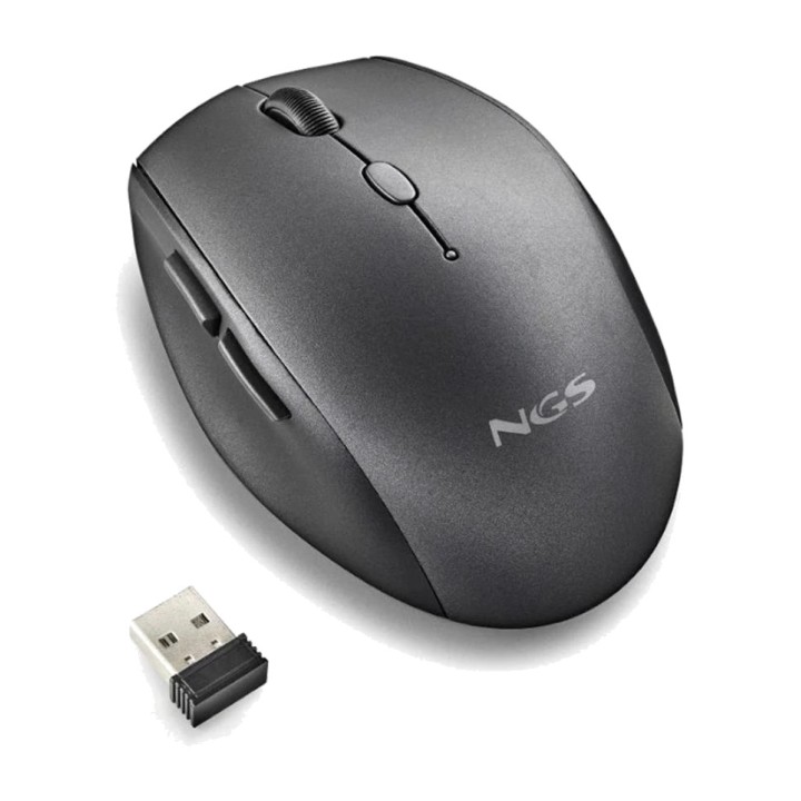 NGS Souris sans fil silencieuse à 5 boutons BEE 1600DPI