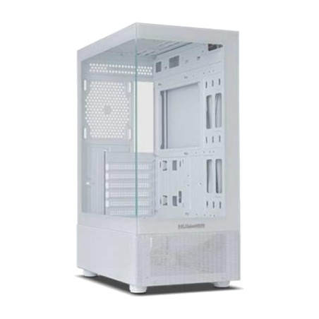 herná atx semi-tower skrinka s dvojitým tvrdeným sklom hummer-vision gpu-300mm