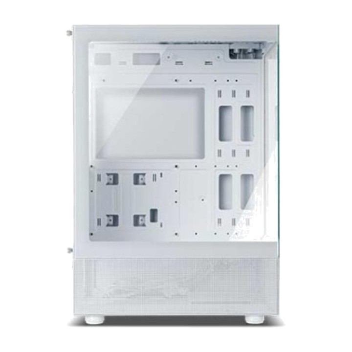 NOX Gaming-datorchassi semi-tower ATX med dubbelt härdat