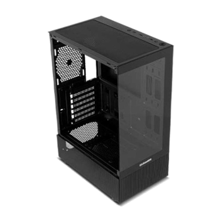 NOX ATX-Gaming-Midi-Tower-Gehäuse mit doppeltem Hartglas