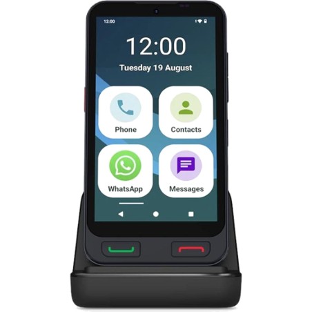 smartphone débloqué de plus de 5 pouces avec base de recharge zeus-2 64gb 4gb-ram