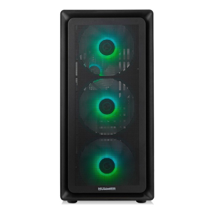 NOX Caixa d'ordinador gaming semitorre ATX amb vidre