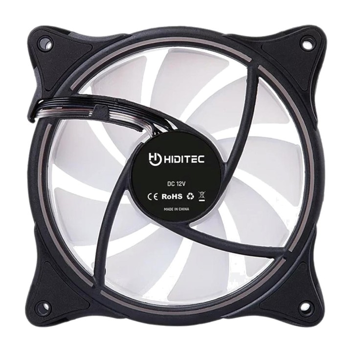 HIDITEC Ventilador de caja para PC con iluminación