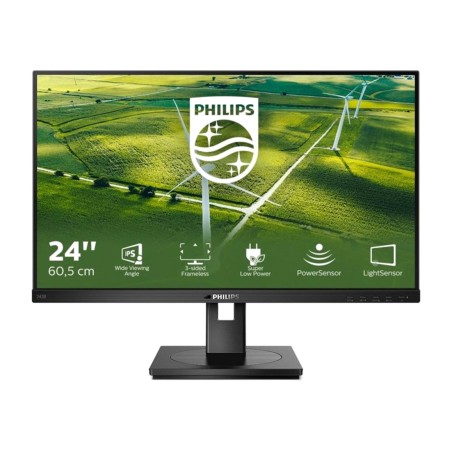 monitor ips full hd ergonómico para oficina b-line 242b1g 23,8" 75hz