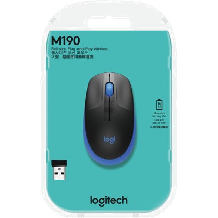 LOGITECH Mouse wireless M190 910-005905VAR
