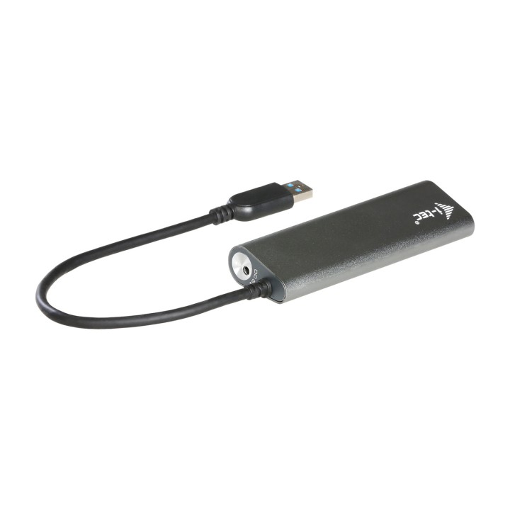 I-TEC Hub USB 3.0 in metallo a 4 porte con alimentatore