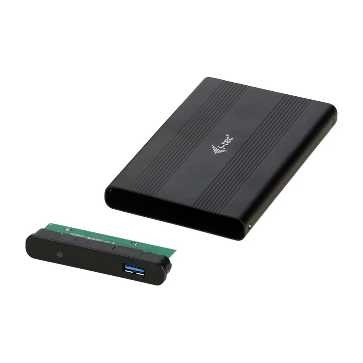 I-TEC Box esterno in alluminio per HDD o SSD SATA da 2,5