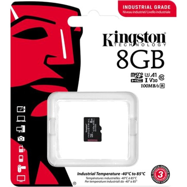 KINGSTON Carte mémoire microSDHC industrielle sans