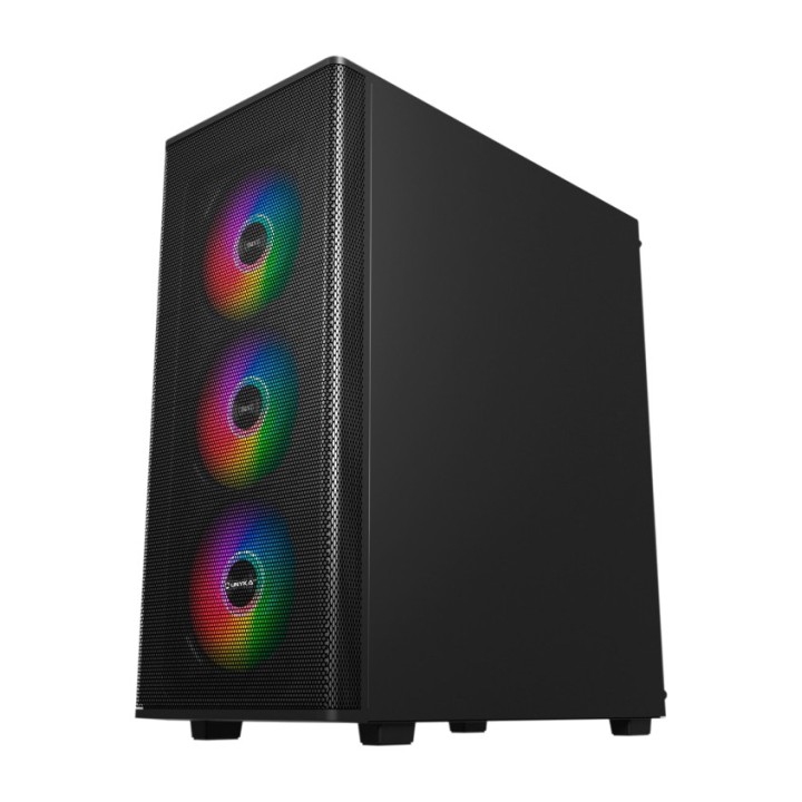 UNYKACH Case gaming mid-tower con vetro temperato e