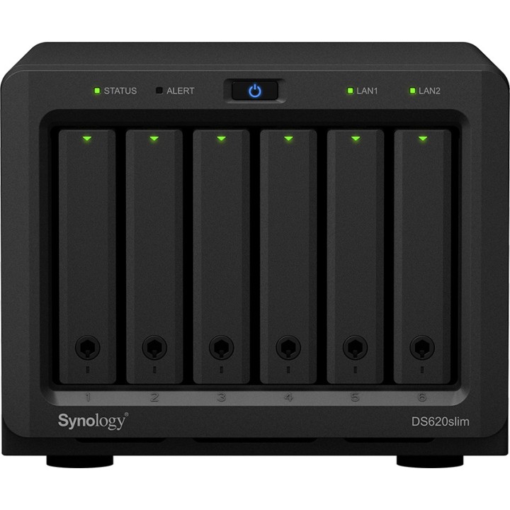 SYNOLOGY Server NAS compatto a 6 alloggiamenti per unità da